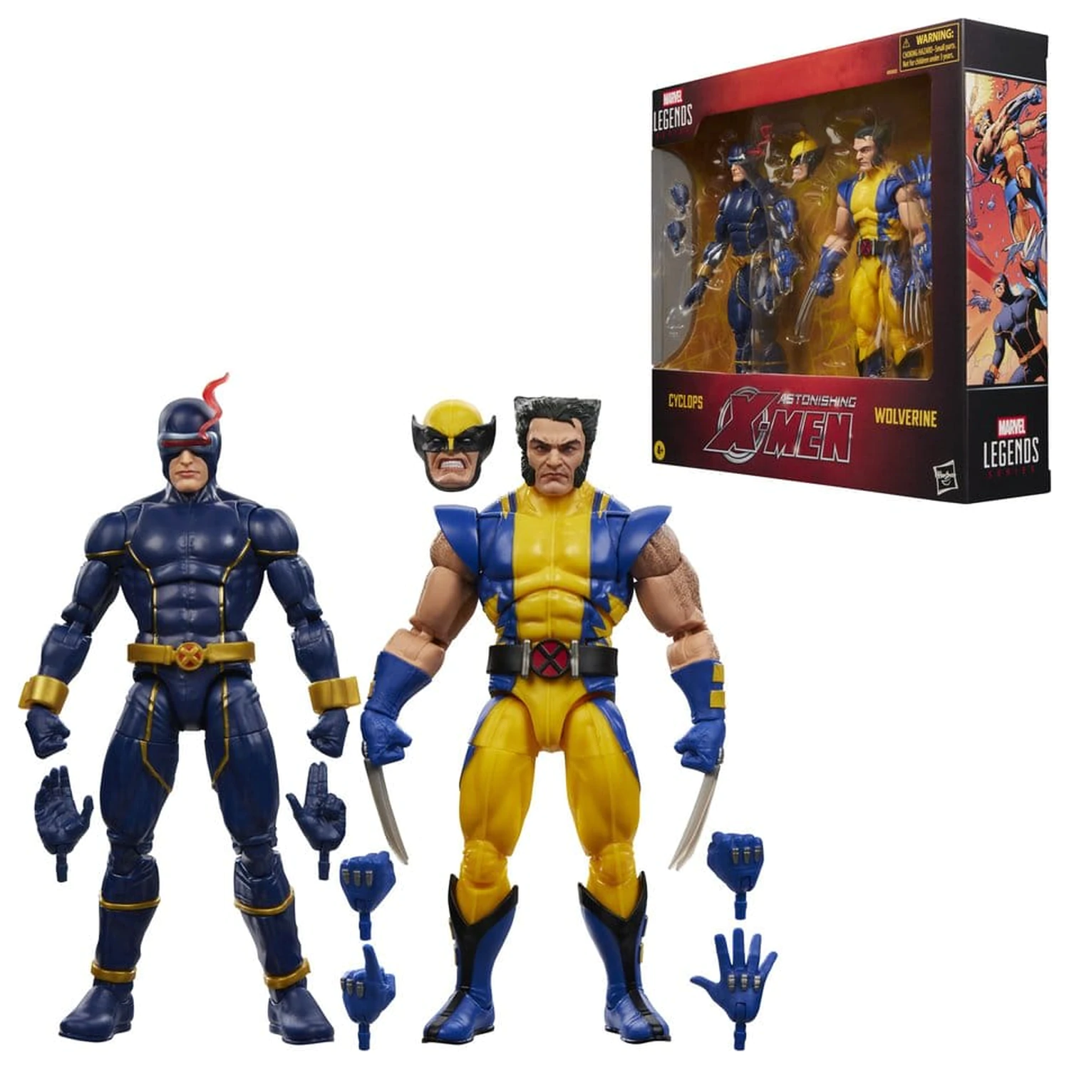 Astonishing X-Men Marvel Legends Cyclops & Wolverine 2 db-os akciófigura csomag 15 cm termékfotó