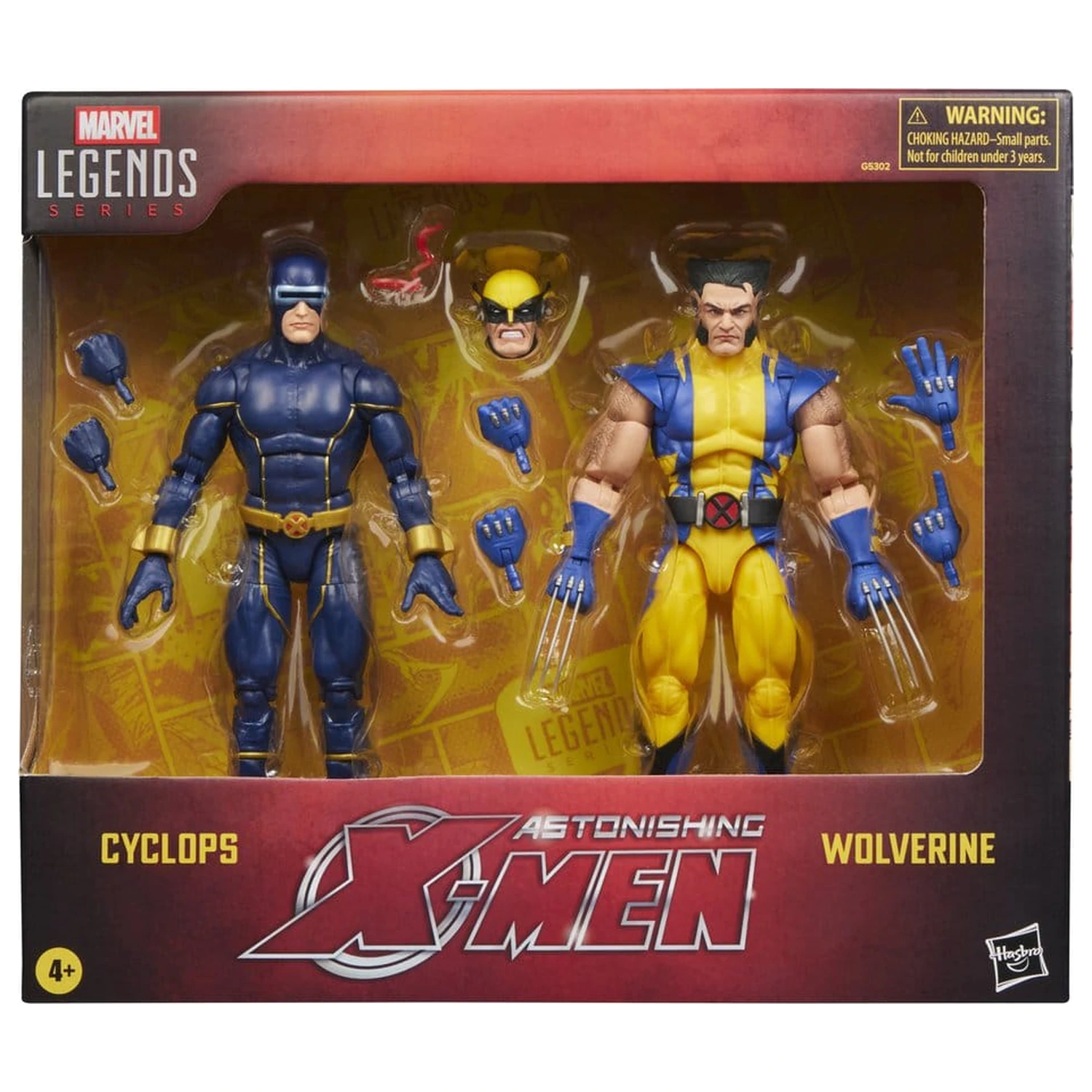 Astonishing X-Men Marvel Legends Cyclops & Wolverine 2 db-os akciófigura csomag 15 cm termékfotó