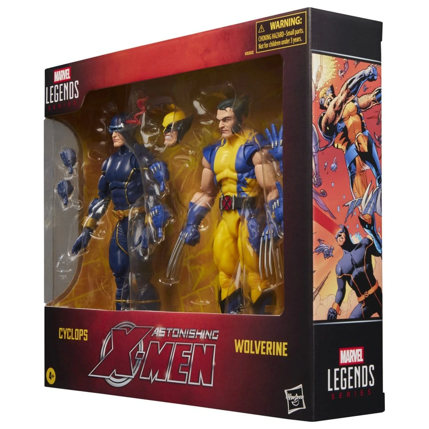 Astonishing X-Men Marvel Legends Cyclops & Wolverine 2 db-os akciófigura csomag 15 cm termékfotó