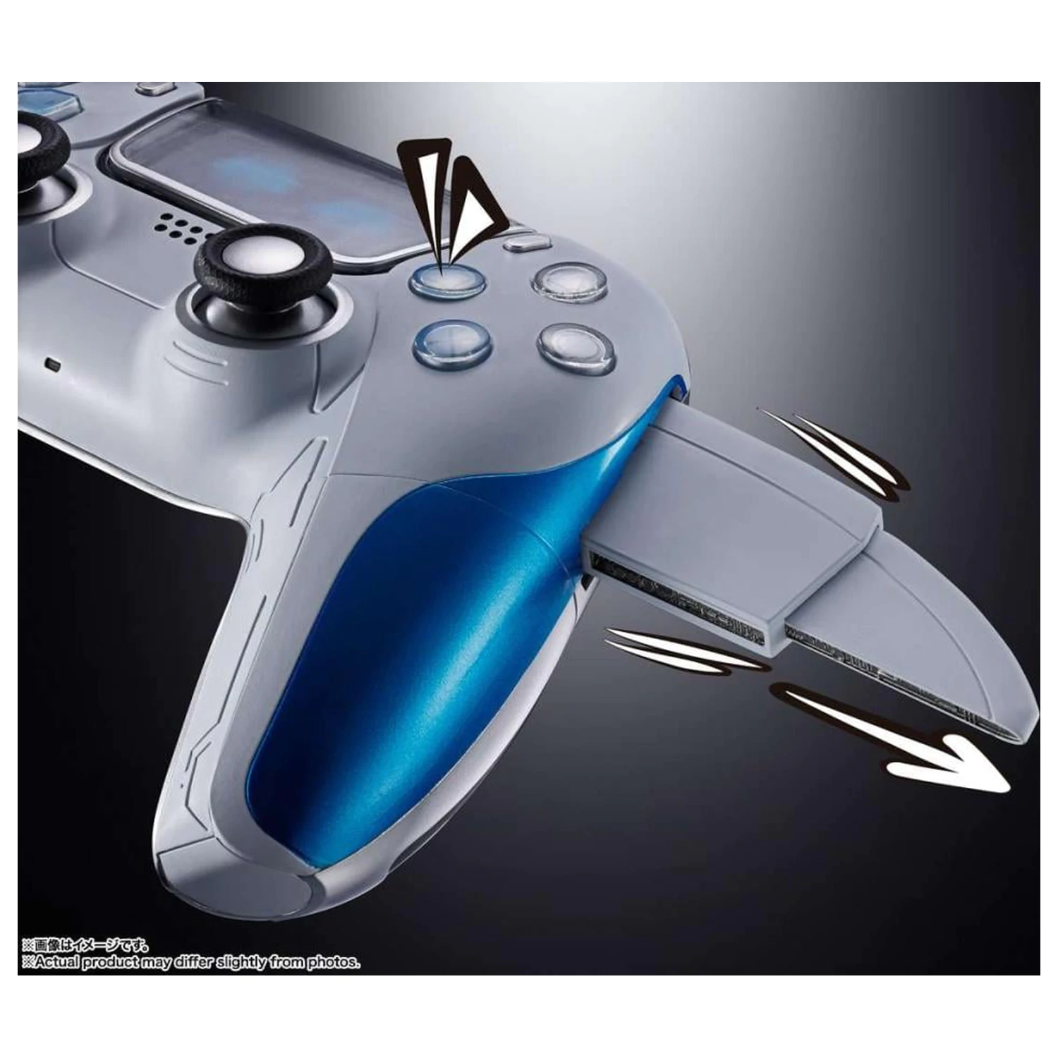 ASTRO BOT Astro Bot & Dual Speeder figura Chogokin 16 cm termékfotó