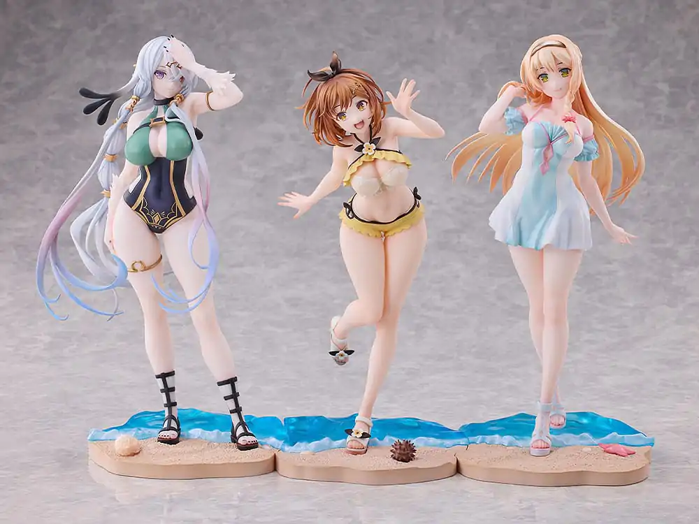 Atelier Ryza: Ever Darkness &amp; the Secret Hideout 1/7 Ryza, Klaudia, Lila: Swimsuit Ver. 3 db-os PVC szobor figura csomag termékfotó