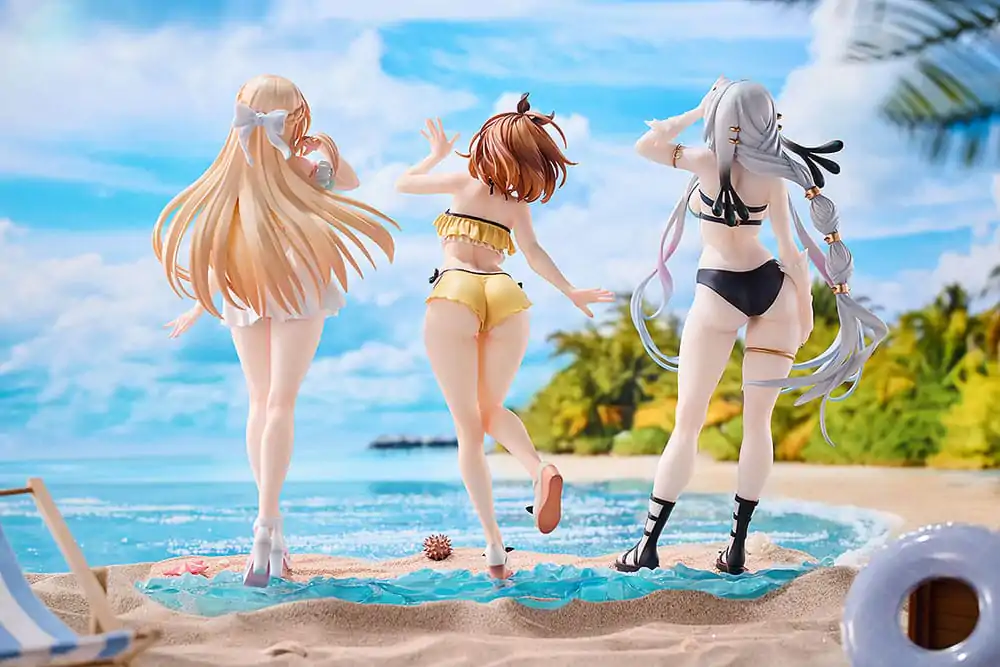 Atelier Ryza: Ever Darkness &amp; the Secret Hideout 1/7 Ryza, Klaudia, Lila: Swimsuit Ver. 3 db-os PVC szobor figura csomag termékfotó