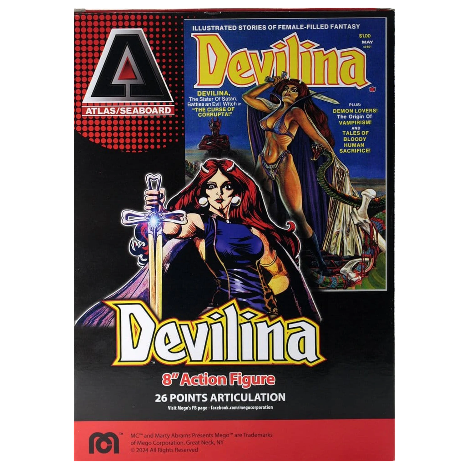 Atlas Comics akciófigura Devilina 20 cm termékfotó