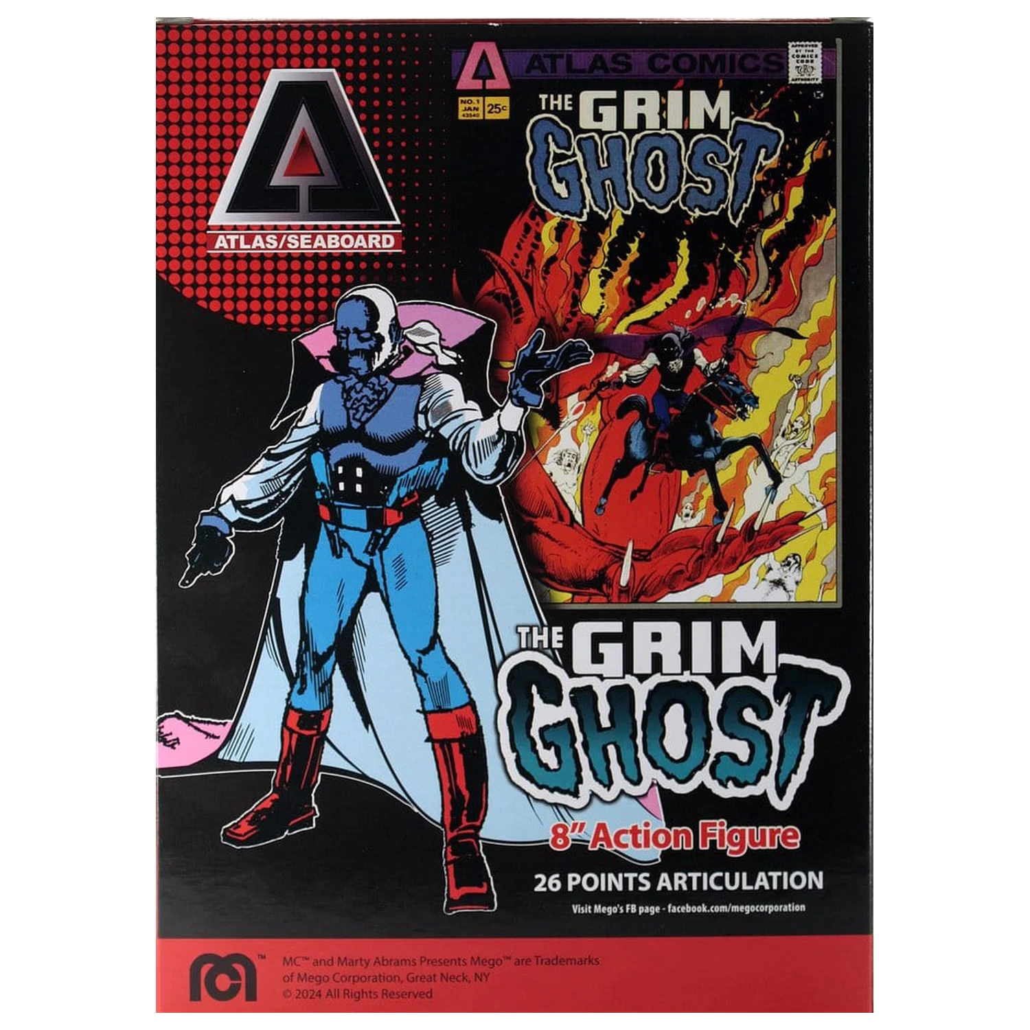Atlas Comics Grim Ghost akciófigura 20 cm termékfotó
