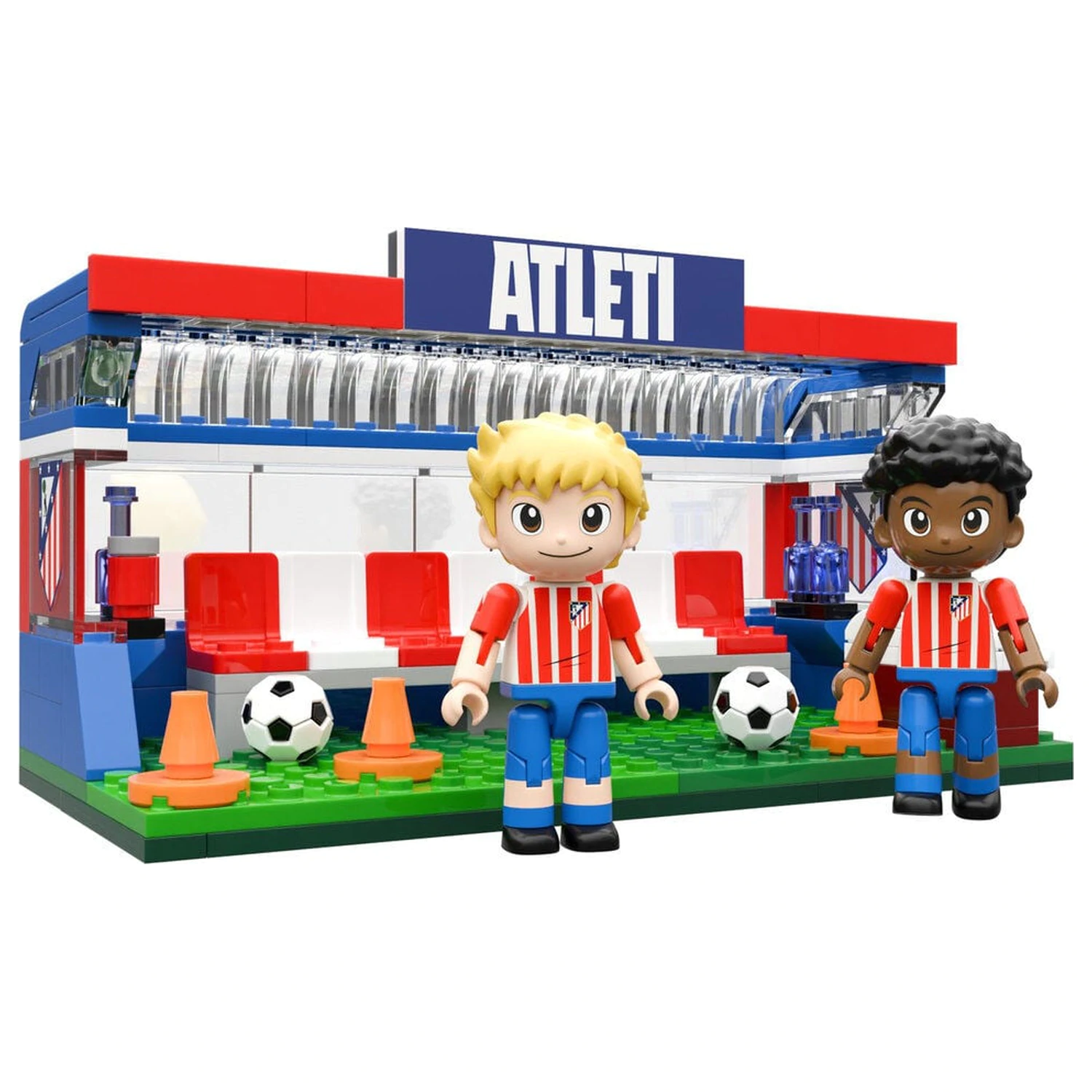 Atletico de Madrid bench set with figures játékszett 184db-os termékfotó