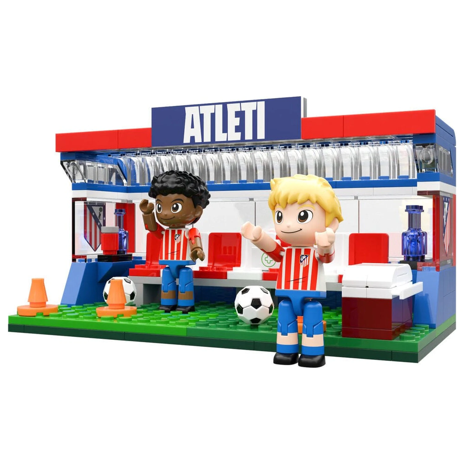 Atletico de Madrid bench set with figures játékszett 184db-os termékfotó