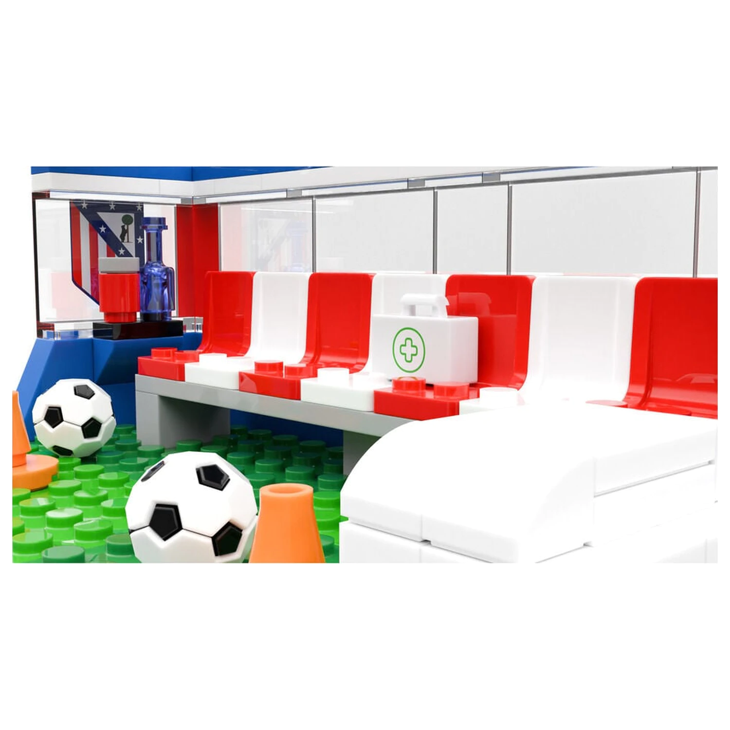 Atletico de Madrid bench set with figures játékszett 184db-os termékfotó