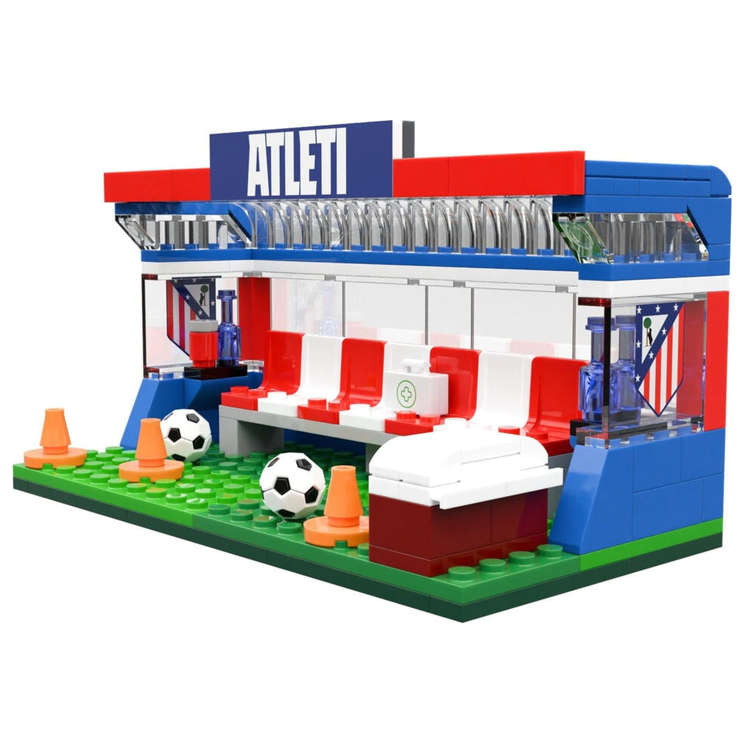 Atletico de Madrid bench set with figures játékszett 184db-os termékfotó