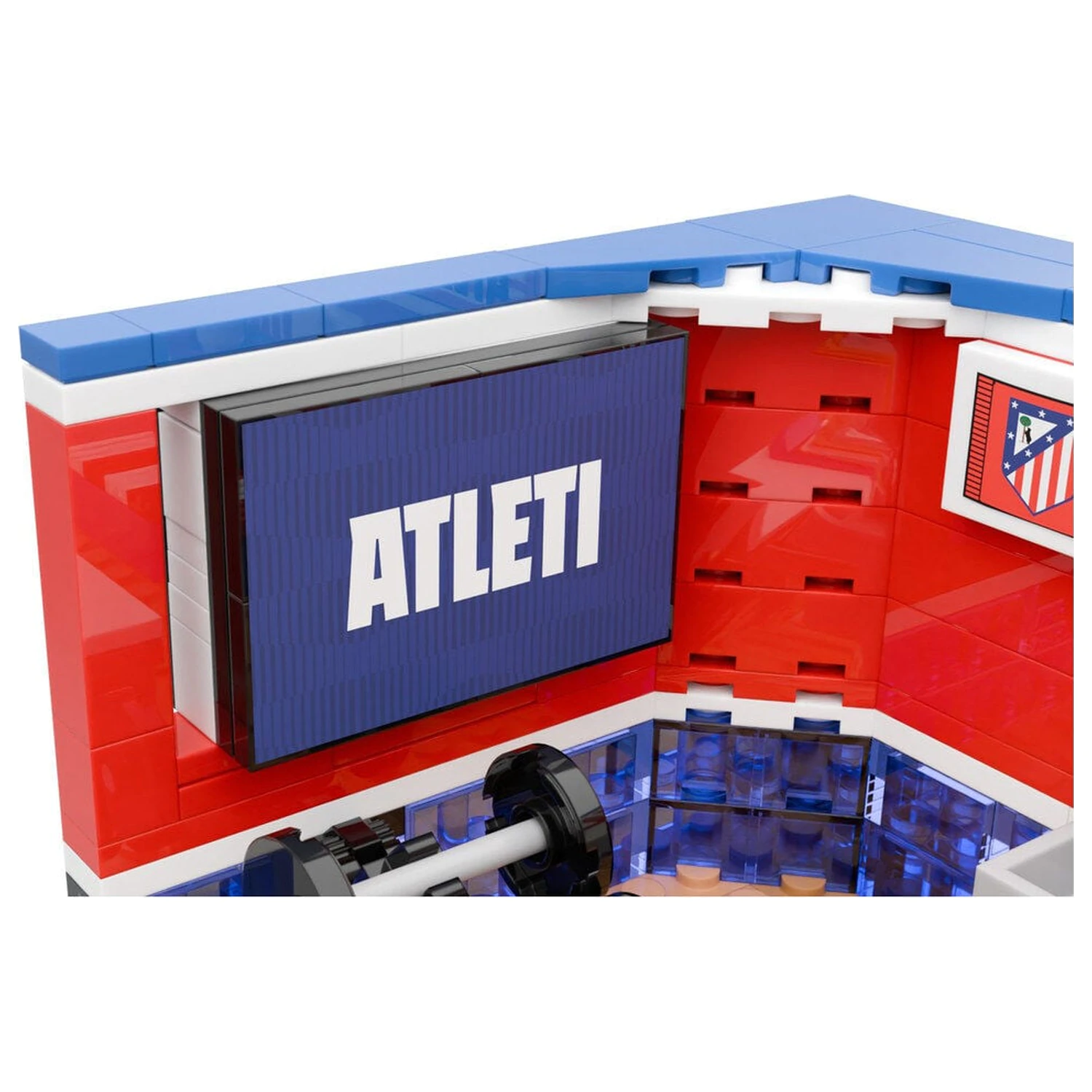 Atletico de Madrid locker room set with figure játékszett 439 db-os termékfotó