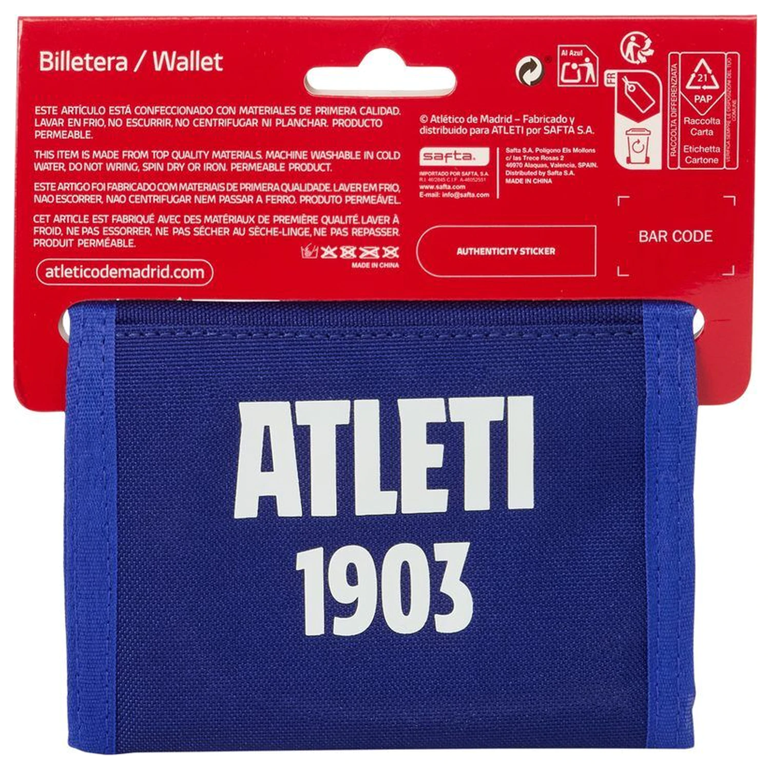 Atletico de Madrid pénztárca termékfotó
