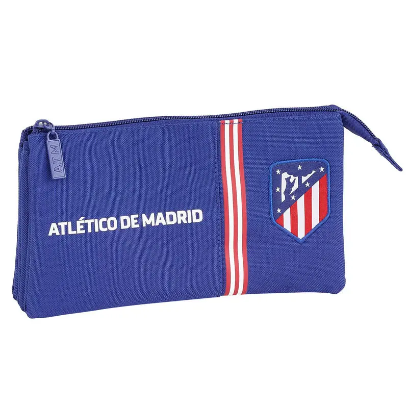 Atletico Madrid Kék tripla tolltartó termékfotó