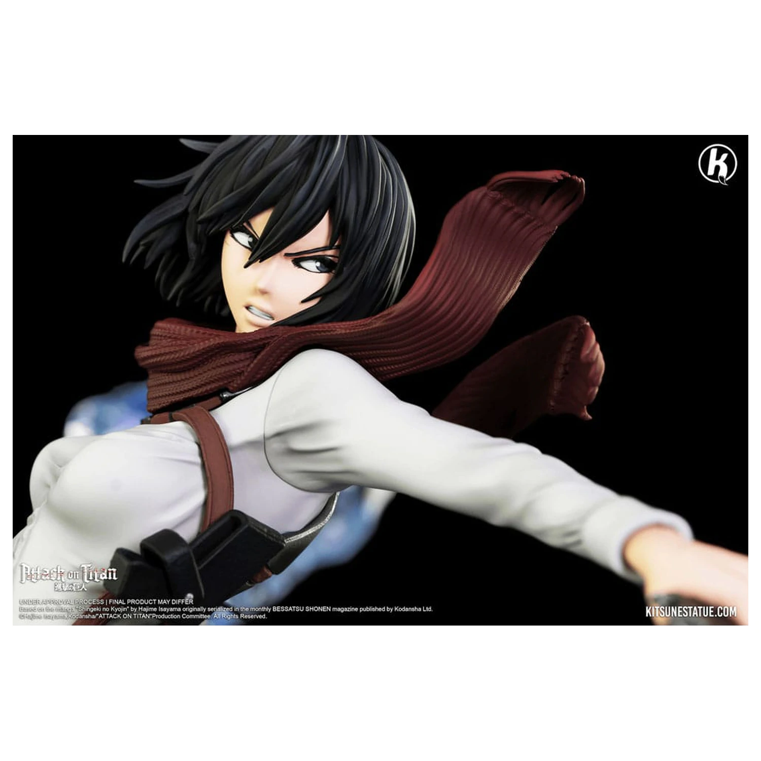 Attack on Titan 1/6 Mikasa Ackerman szobor figura 39 cm   termékfotó
