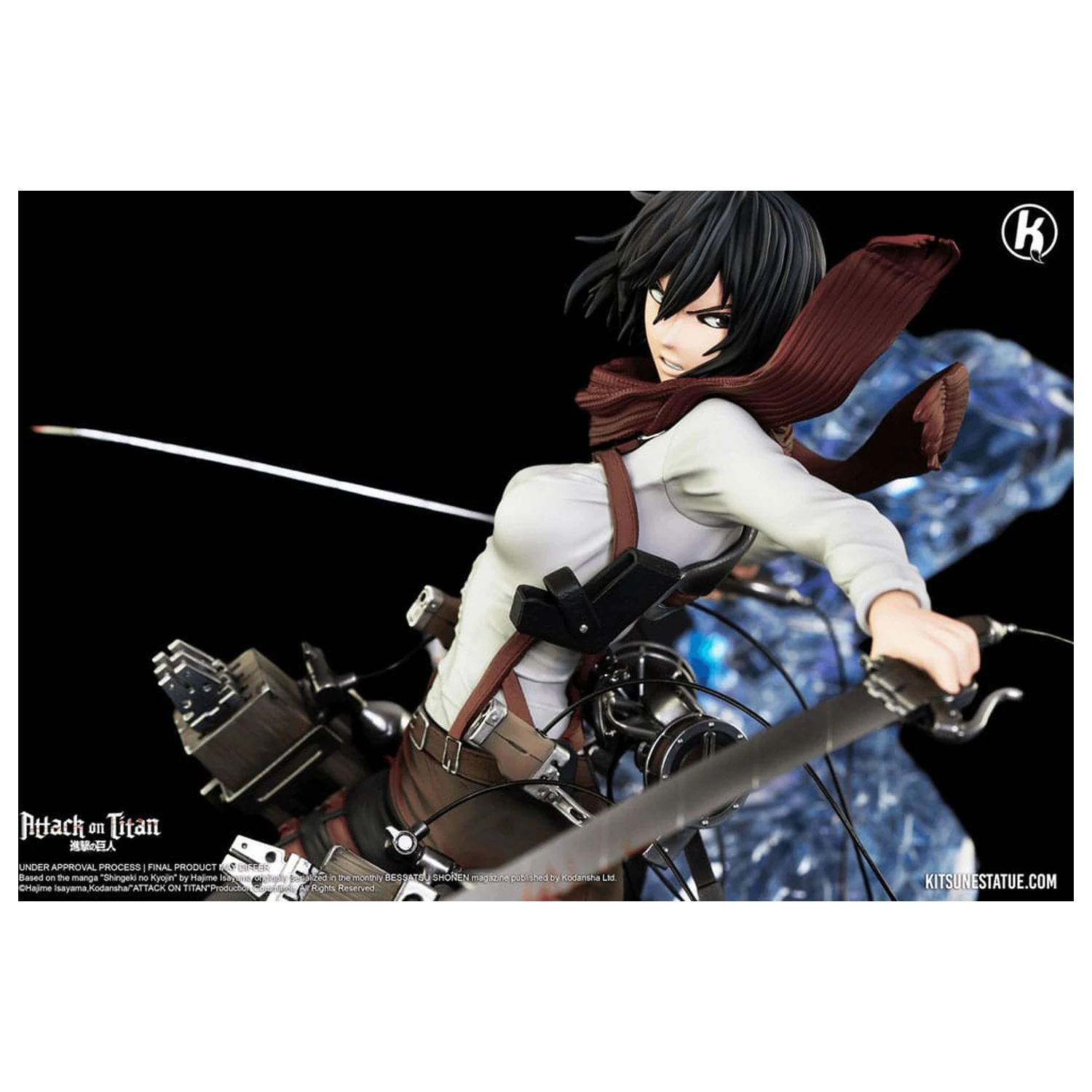 Attack on Titan 1/6 Mikasa Ackerman szobor figura 39 cm   termékfotó