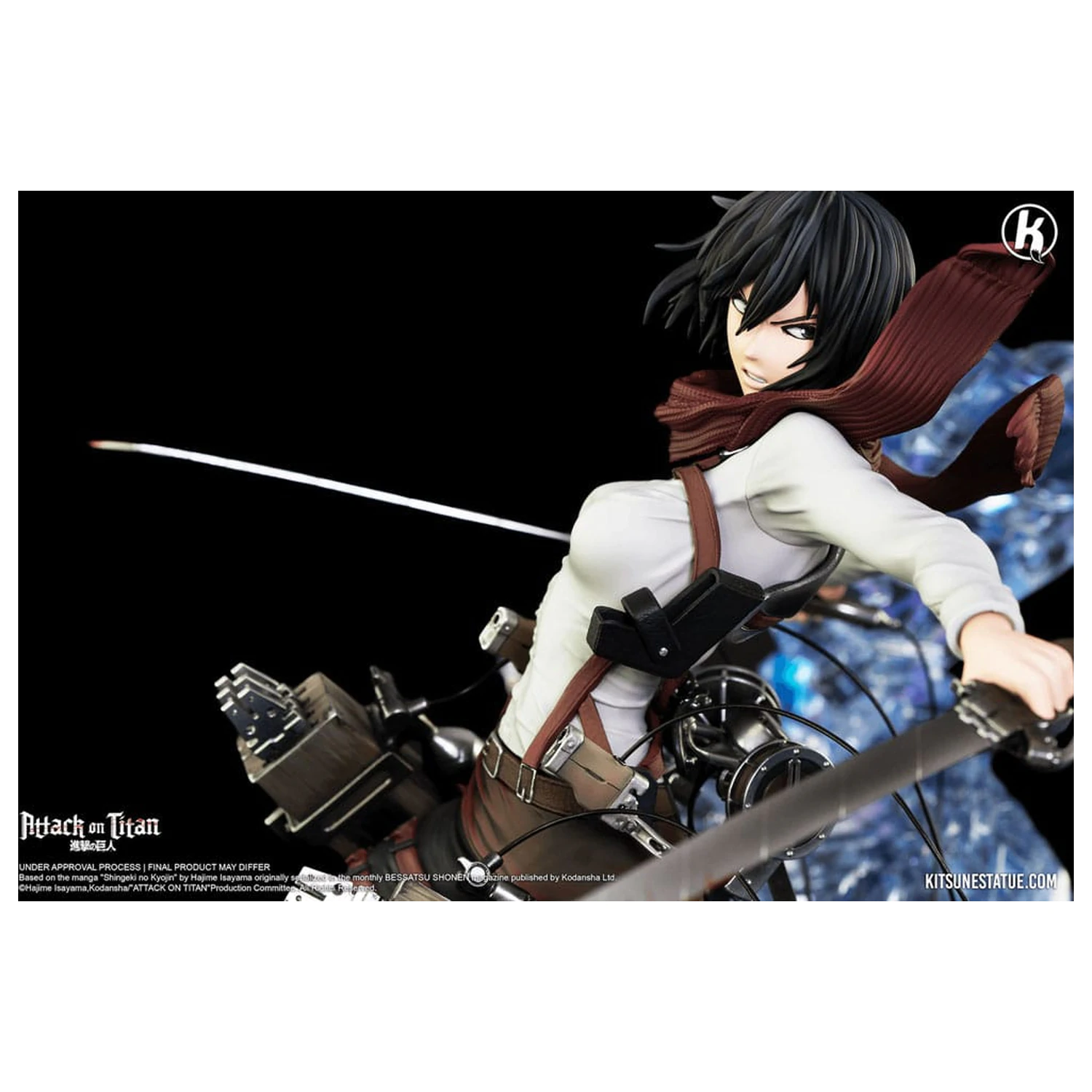 Attack on Titan 1/6 Mikasa Ackerman szobor figura 39 cm   termékfotó