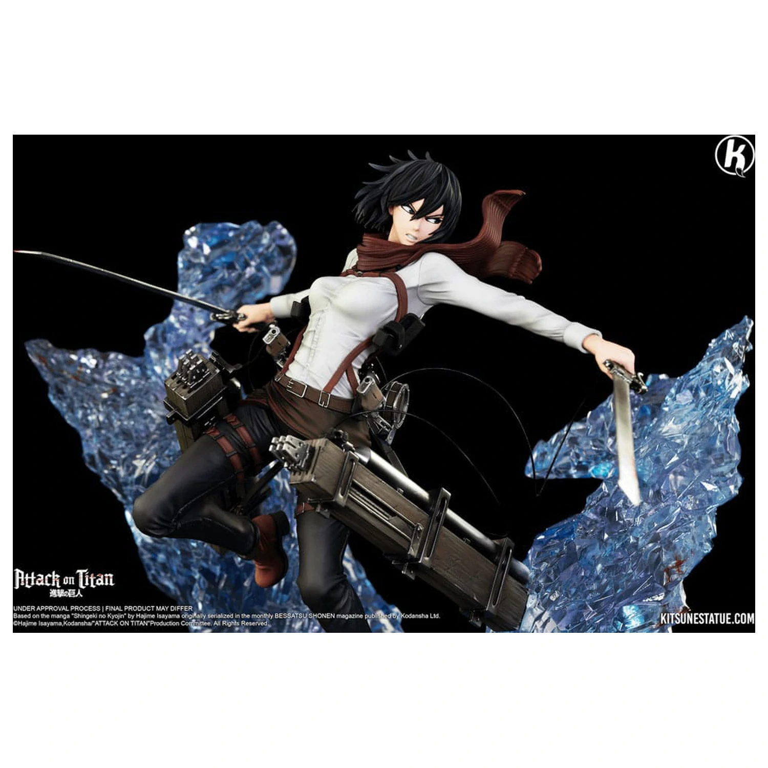 Attack on Titan 1/6 Mikasa Ackerman szobor figura 39 cm   termékfotó