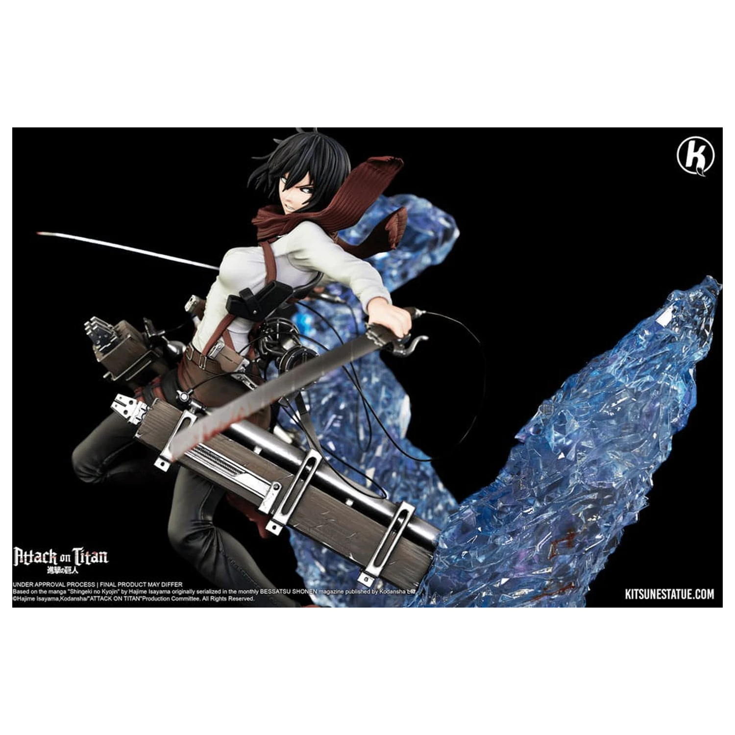 Attack on Titan 1/6 Mikasa Ackerman szobor figura 39 cm   termékfotó