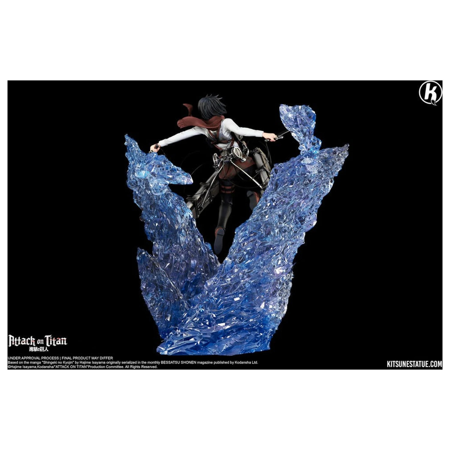 Attack on Titan 1/6 Mikasa Ackerman szobor figura 39 cm   termékfotó