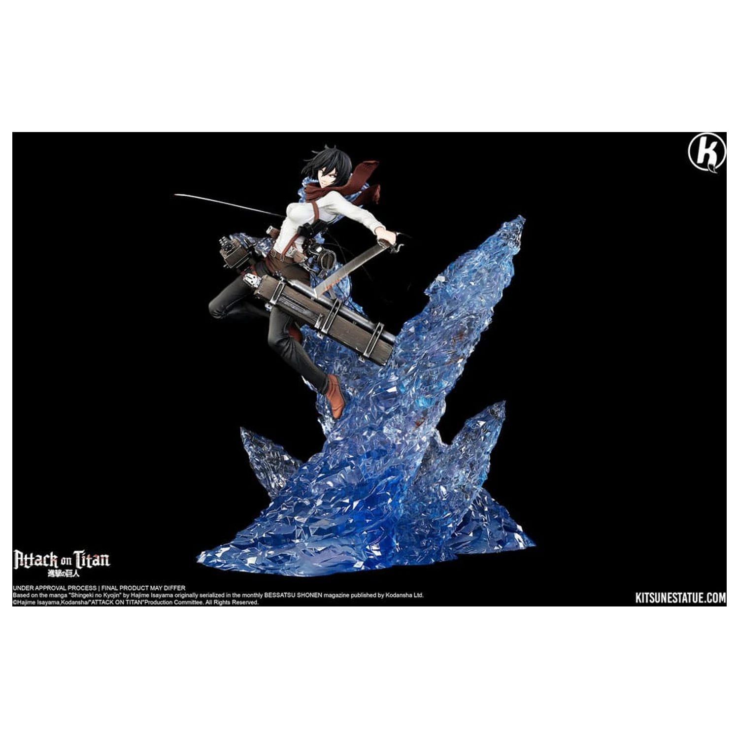 Attack on Titan 1/6 Mikasa Ackerman szobor figura 39 cm   termékfotó
