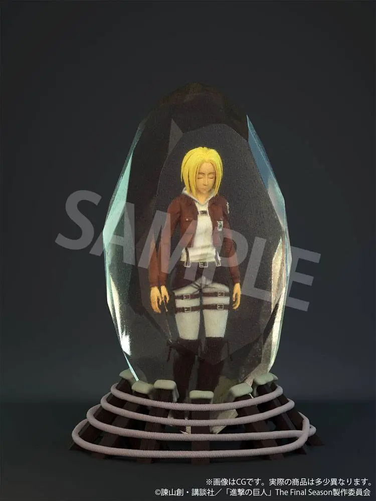 Attack on Titan 3D Crystal Annie Leonhart szobor figura 10 cm termékfotó