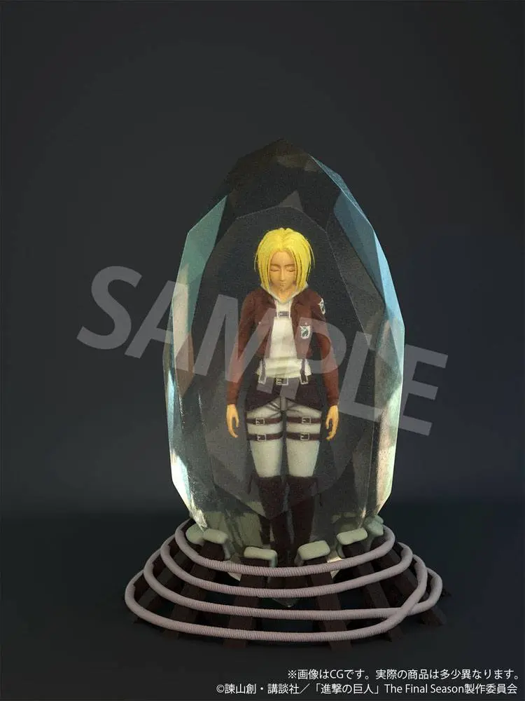 Attack on Titan 3D Crystal Annie Leonhart szobor figura 10 cm termékfotó