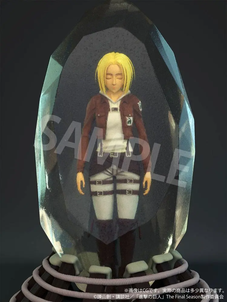 Attack on Titan 3D Crystal Annie Leonhart szobor figura 10 cm termékfotó