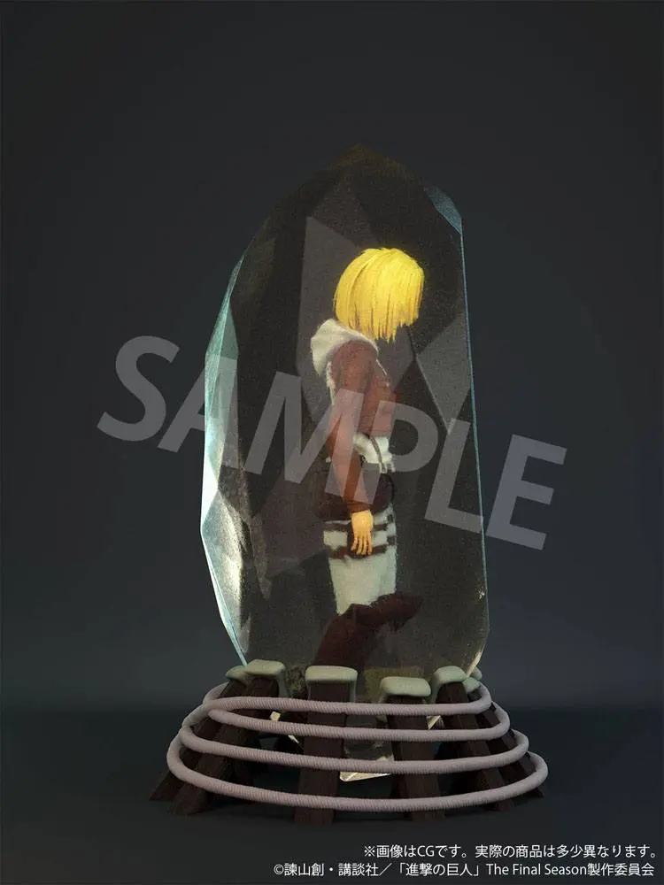 Attack on Titan 3D Crystal Annie Leonhart szobor figura 10 cm termékfotó