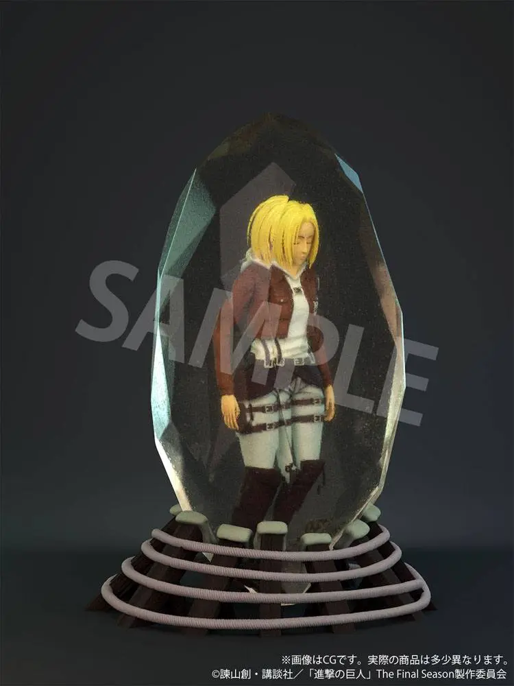 Attack on Titan 3D Crystal Annie Leonhart szobor figura 10 cm termékfotó