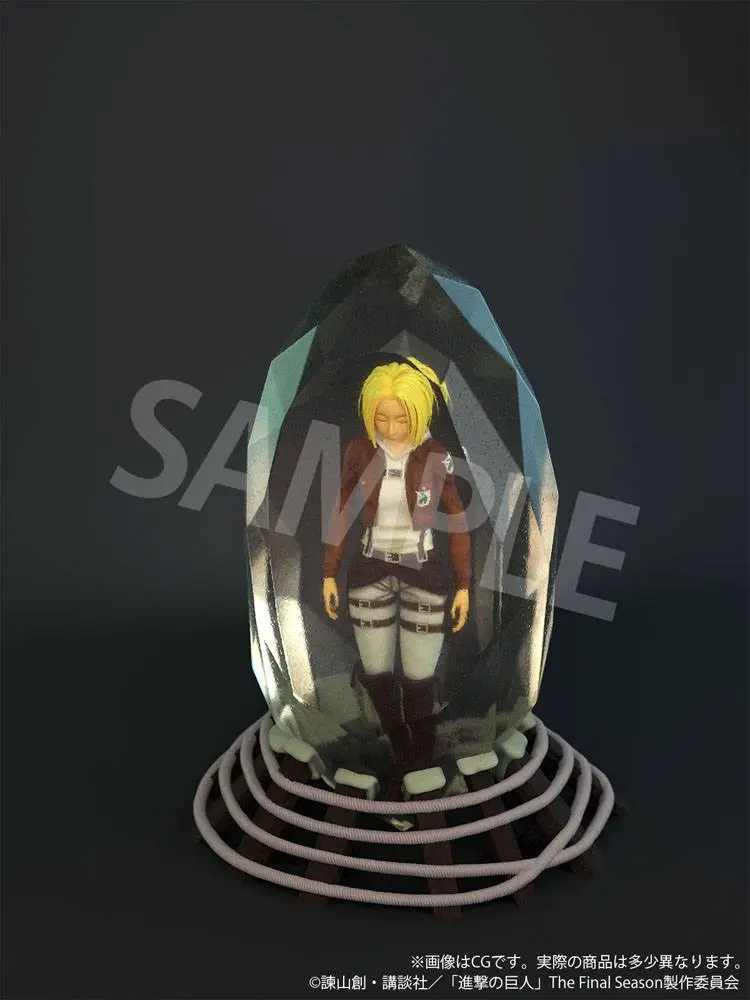 Attack on Titan 3D Crystal Annie Leonhart szobor figura 10 cm termékfotó