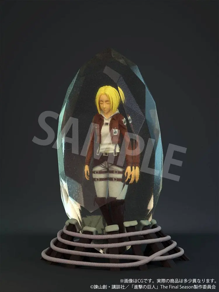 Attack on Titan 3D Crystal Annie Leonhart szobor figura 10 cm termékfotó
