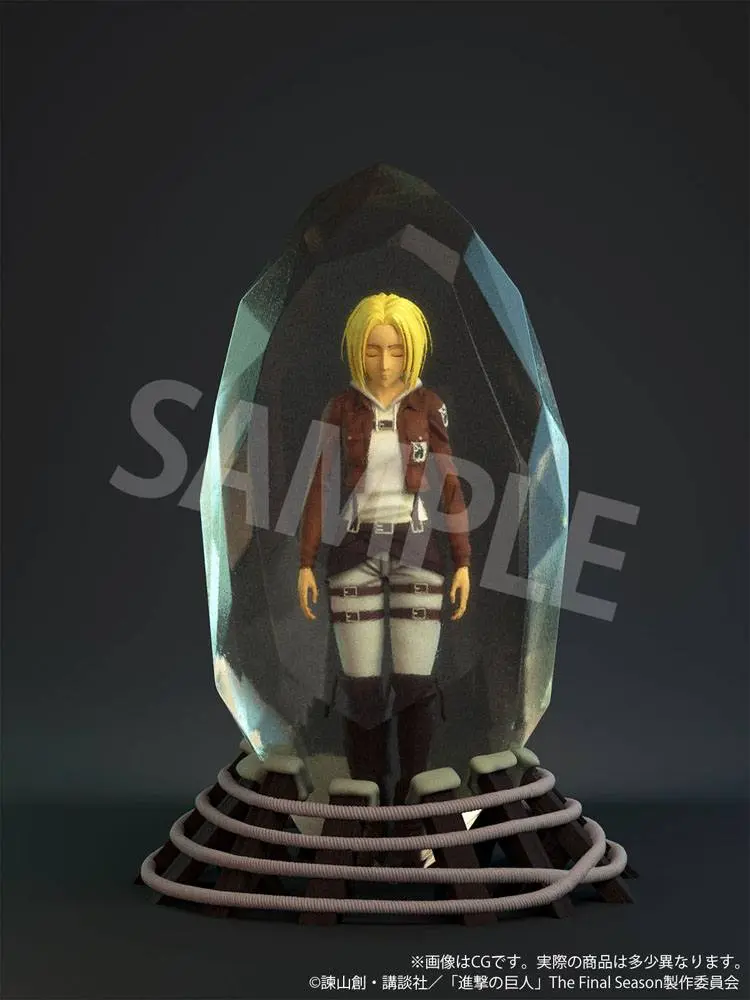 Attack on Titan 3D Crystal Annie Leonhart szobor figura 10 cm termékfotó