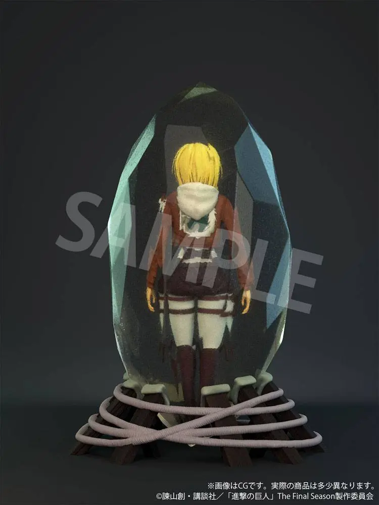 Attack on Titan 3D Crystal Annie Leonhart szobor figura 10 cm termékfotó