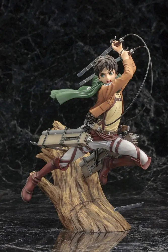 Attack on Titan ARTFX J 1/8 Eren Yeager Renewal Package Ver. szobor figura 26 cm termékfotó