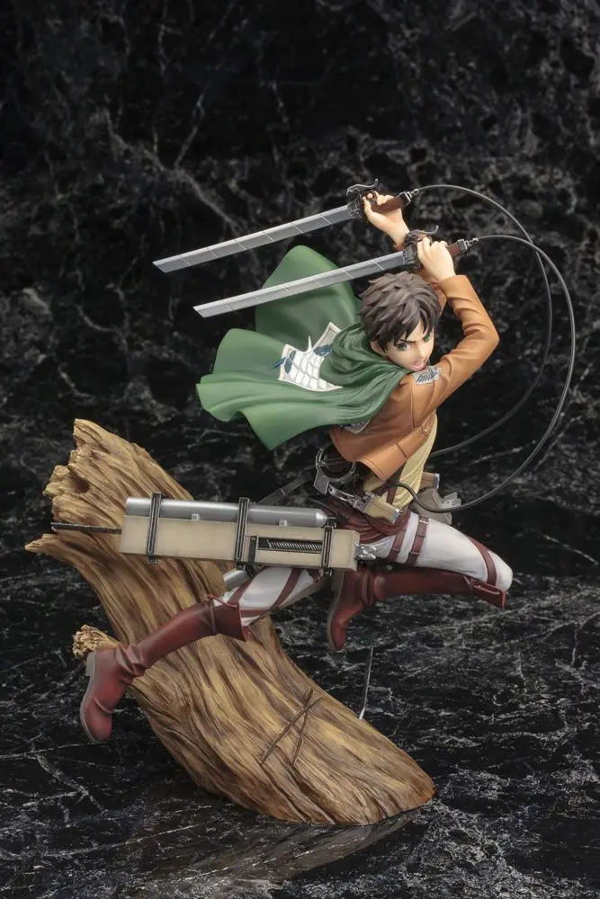 Attack on Titan ARTFX J 1/8 Eren Yeager Renewal Package Ver. szobor figura 26 cm termékfotó