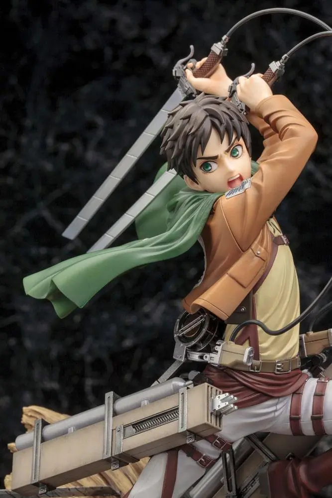 Attack on Titan ARTFX J 1/8 Eren Yeager Renewal Package Ver. szobor figura 26 cm termékfotó
