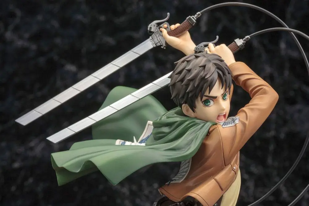 Attack on Titan ARTFX J 1/8 Eren Yeager Renewal Package Ver. szobor figura 26 cm termékfotó