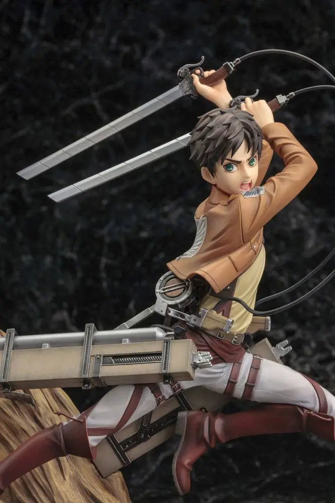 Attack on Titan ARTFX J 1/8 Eren Yeager Renewal Package Ver. szobor figura 26 cm termékfotó