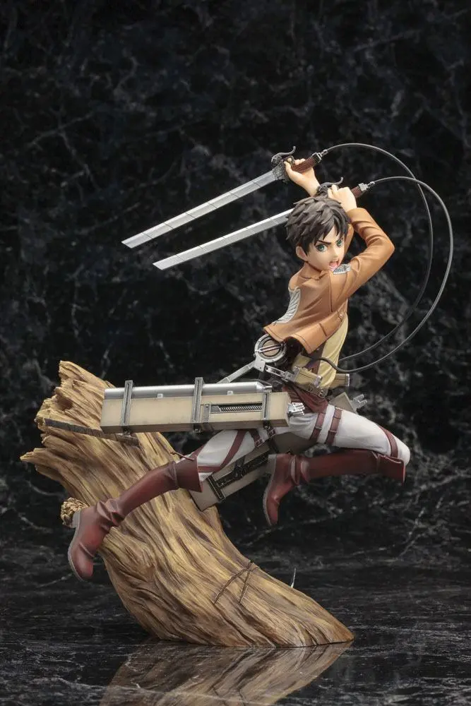 Attack on Titan ARTFX J 1/8 Eren Yeager Renewal Package Ver. szobor figura 26 cm termékfotó