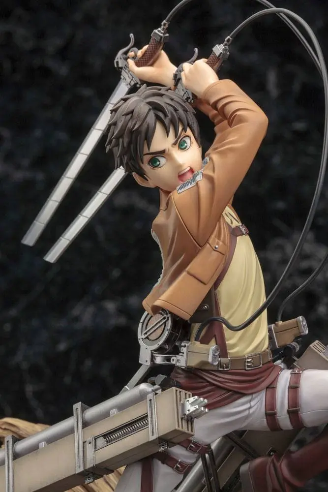 Attack on Titan ARTFX J 1/8 Eren Yeager Renewal Package Ver. szobor figura 26 cm termékfotó
