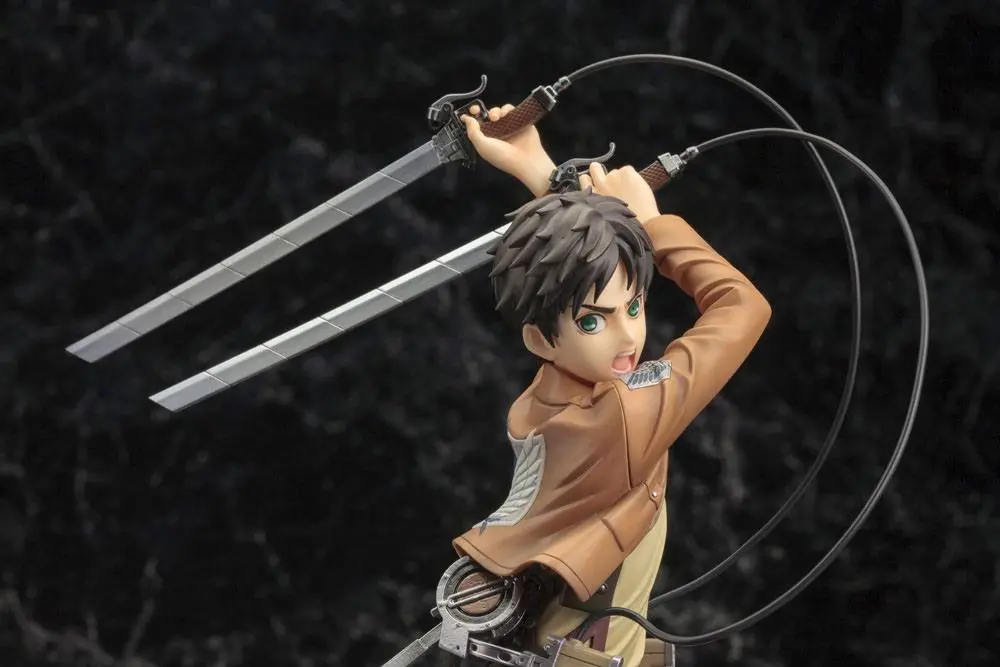 Attack on Titan ARTFX J 1/8 Eren Yeager Renewal Package Ver. szobor figura 26 cm termékfotó