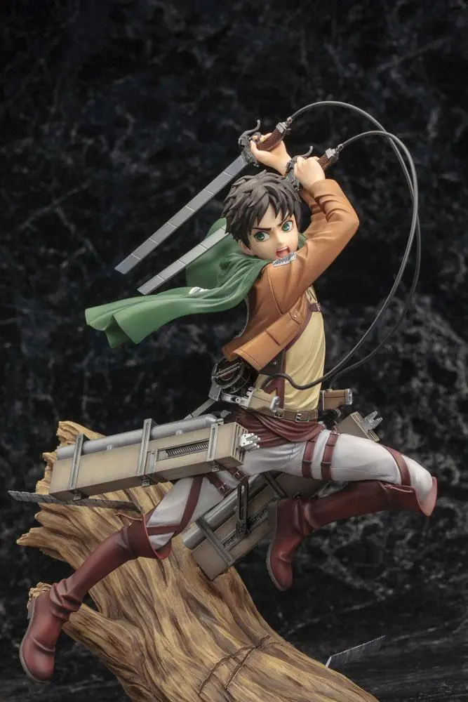 Attack on Titan ARTFX J 1/8 Eren Yeager Renewal Package Ver. szobor figura 26 cm termékfotó