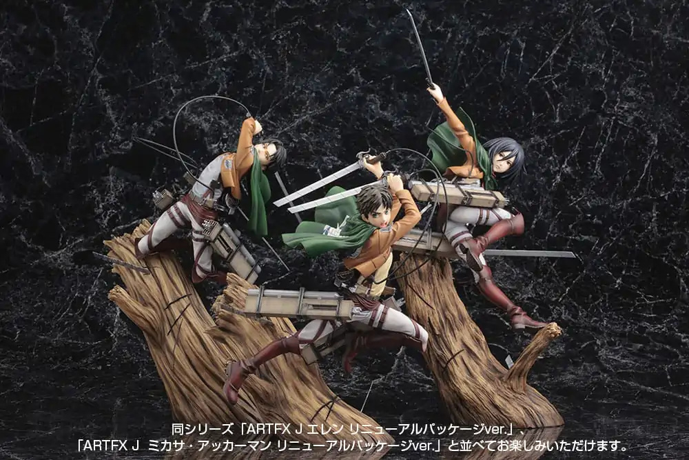 Attack on Titan ARTFXJ 1/8 Levi Renewal Package Ver. szobor figura 28 cm termékfotó
