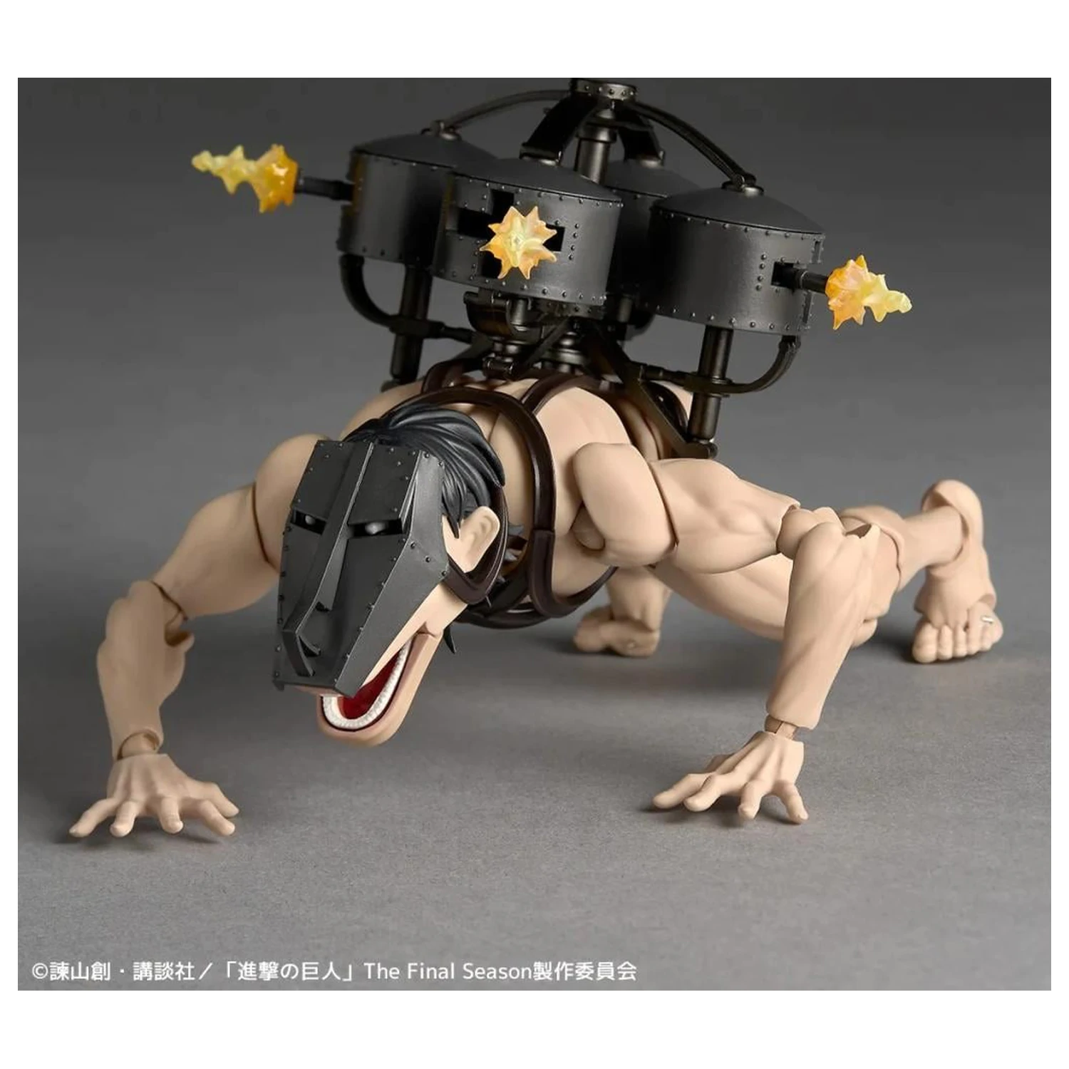 Attack on Titan Cart Titan figura Revoltech A.Y. 13cm termékfotó