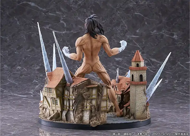 Attack on Titan Eren Jaeger: Attack Titan Ver. -Judgment- PVC szobor figura 25 cm termékfotó