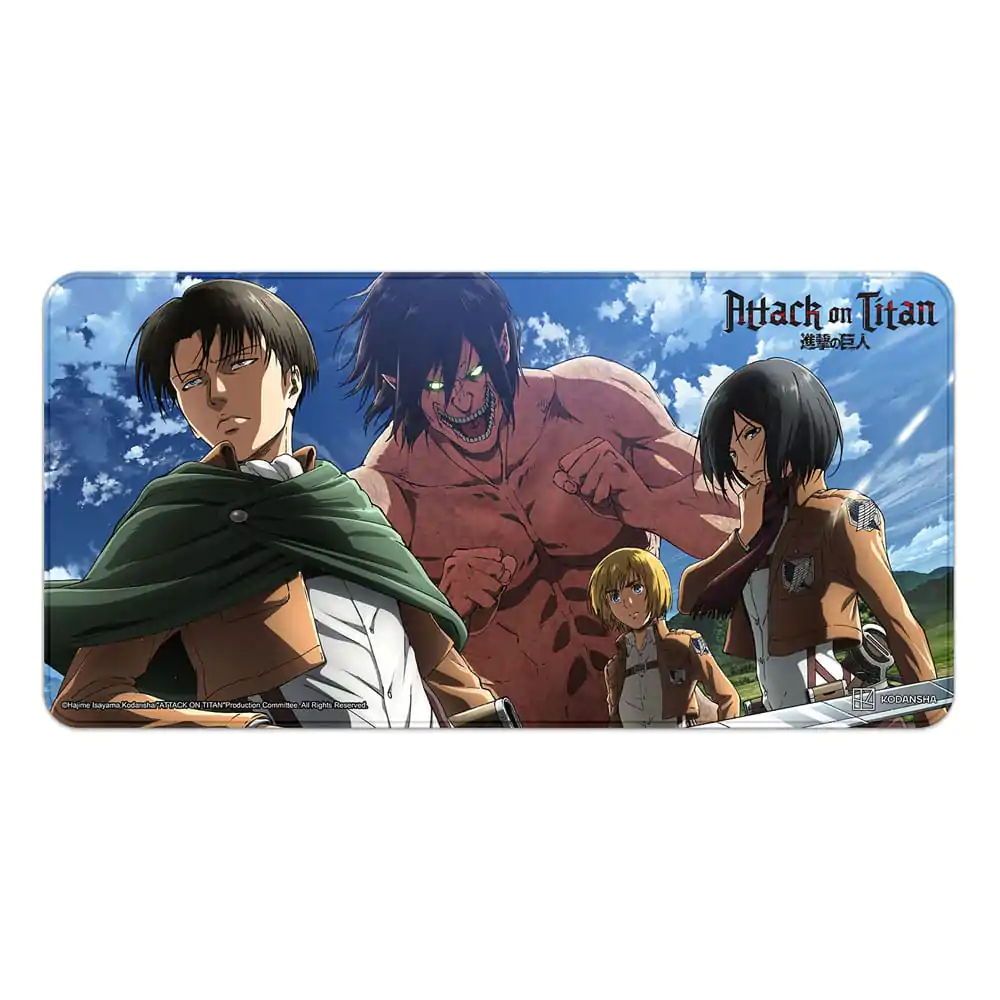 Attack on Titan Eren, Mikasa, Armin, Levi XXL egérpad termékfotó