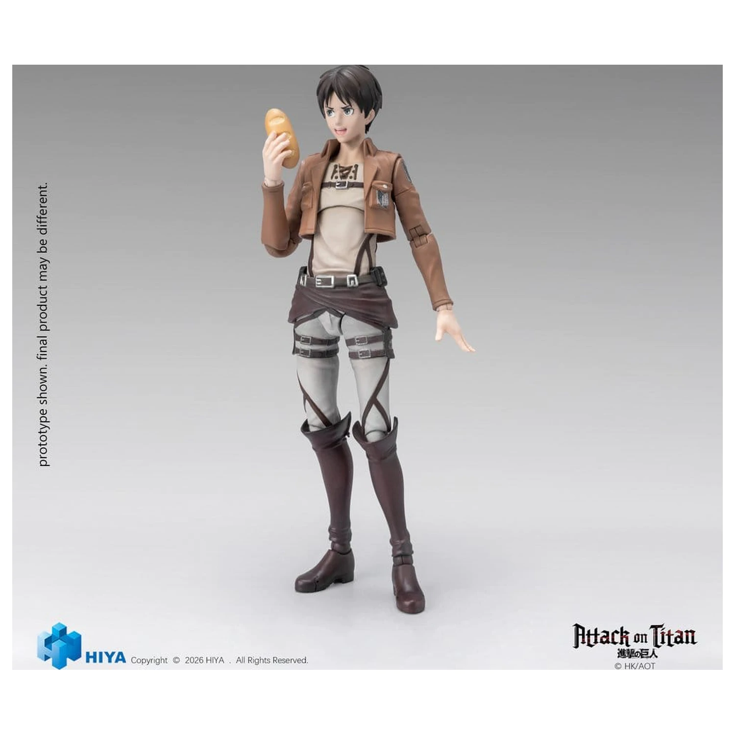Attack on Titan Exquisite Basic Series akciófigura 1/12 Eren Yeager 15 cm termékfotó