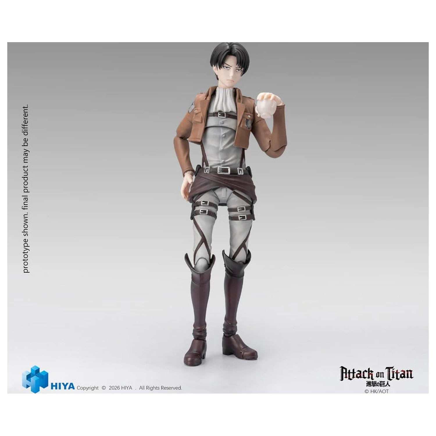 Attack on Titan Exquisite Basic Series akciófigura 1/12 Levi Ackerman 15 cm termékfotó