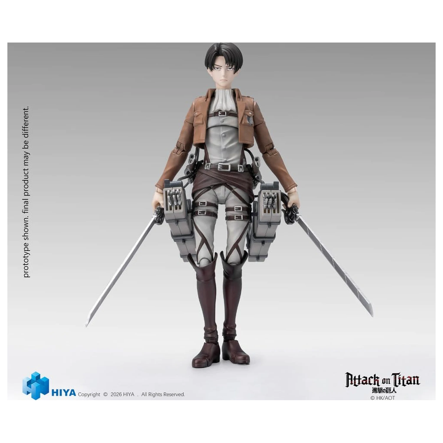 Attack on Titan Exquisite Basic Series akciófigura 1/12 Levi Ackerman 15 cm termékfotó
