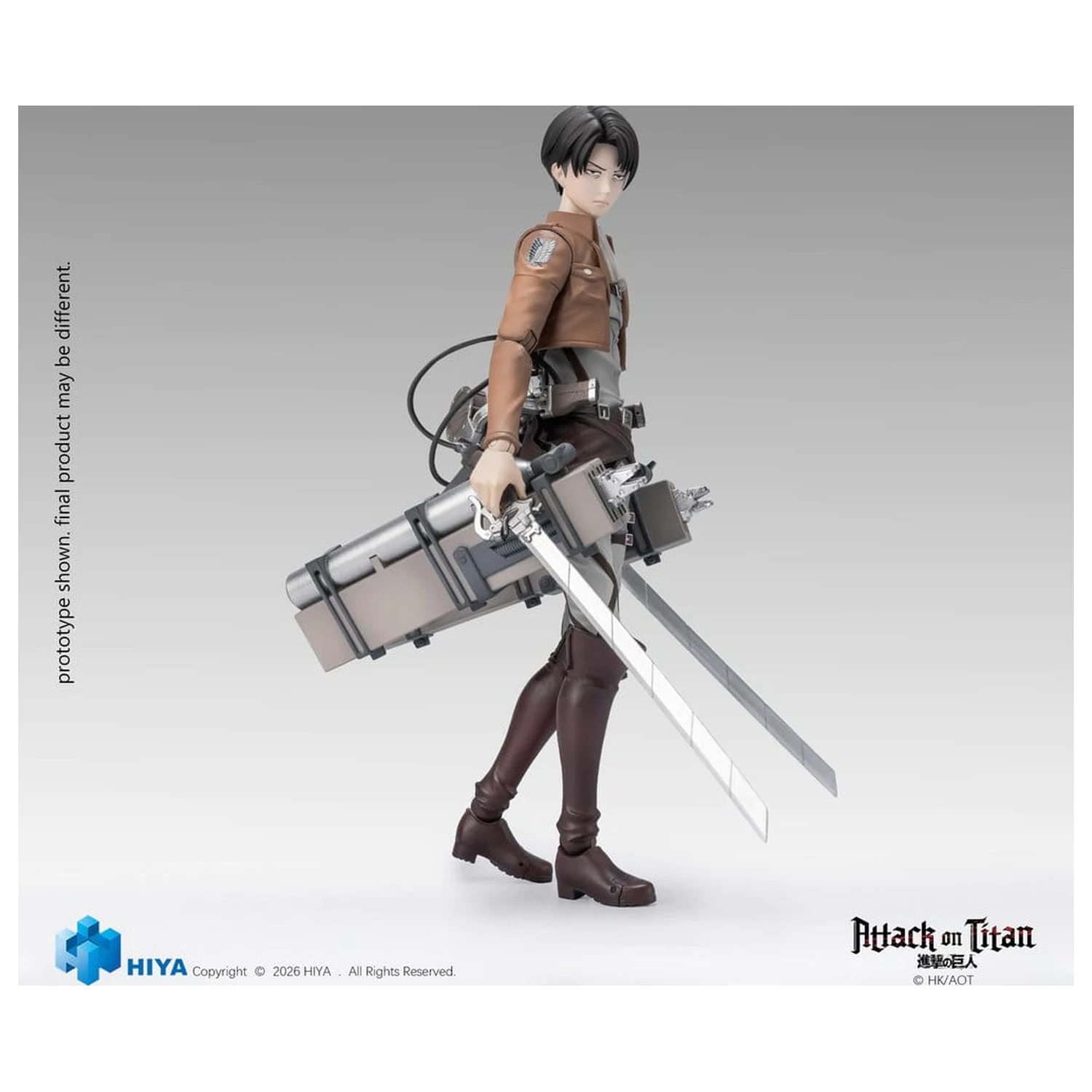 Attack on Titan Exquisite Basic Series akciófigura 1/12 Levi Ackerman 15 cm termékfotó