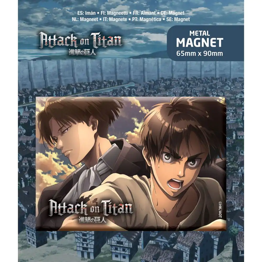 Attack on Titan Fridge Eren & Levi hűtőmágnes termékfotó