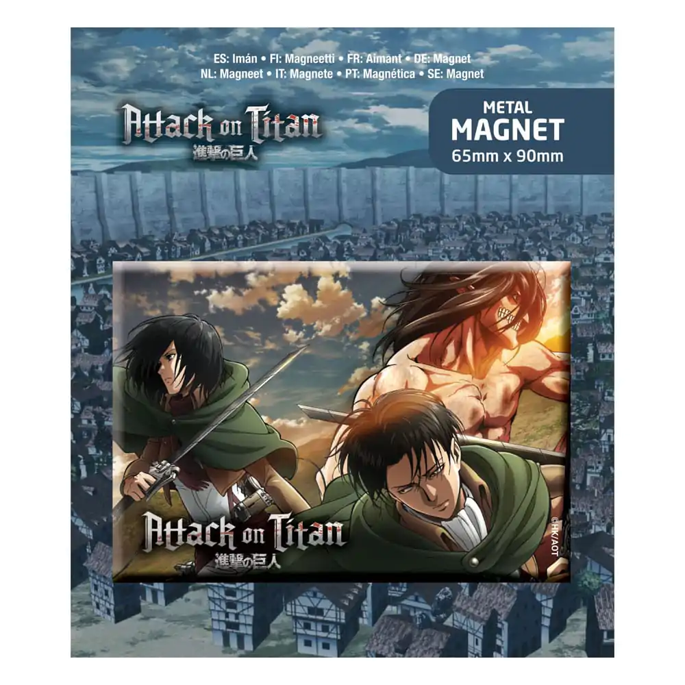 Attack on Titan Fridge Trio hűtőmágnes termékfotó